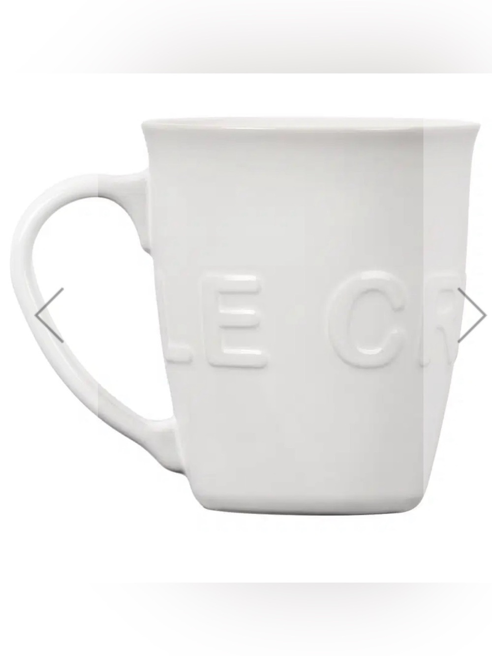Le Creuset Cream Stoneware Mugs - Pair - Picture 3 of 8
